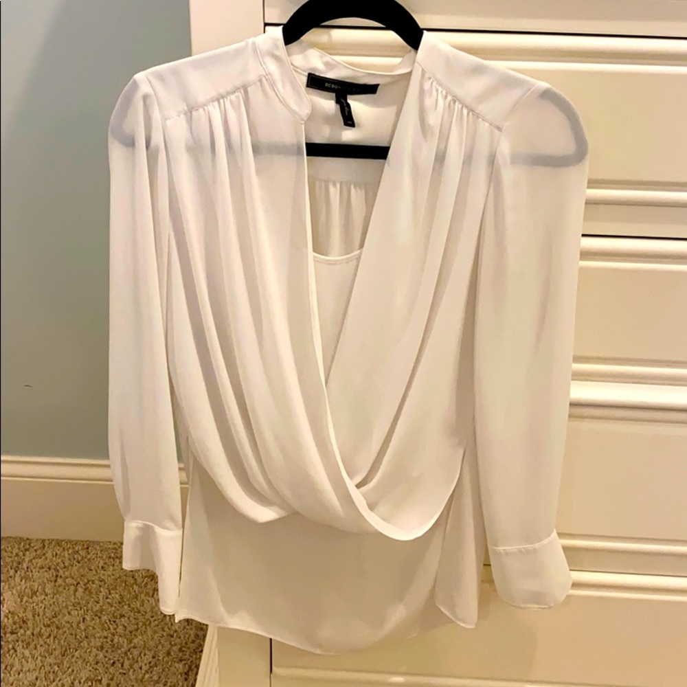 BCBGMaxazria Silk Top